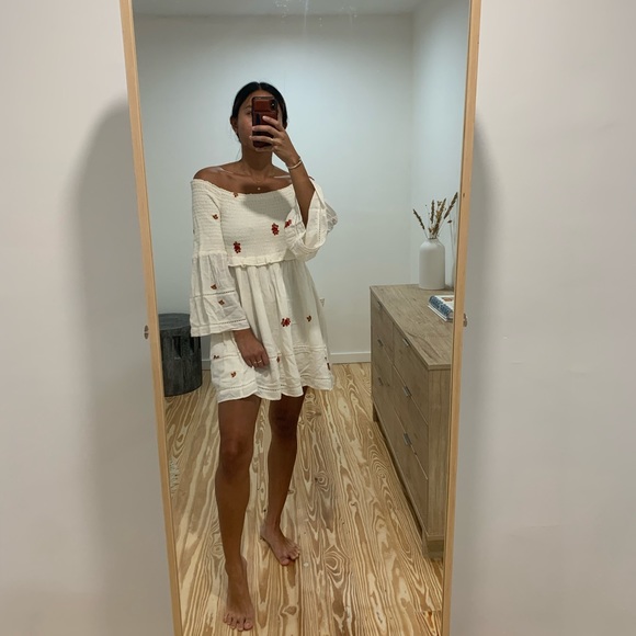 NWT Free People off the shoulder Dress - Picture 1 of 7